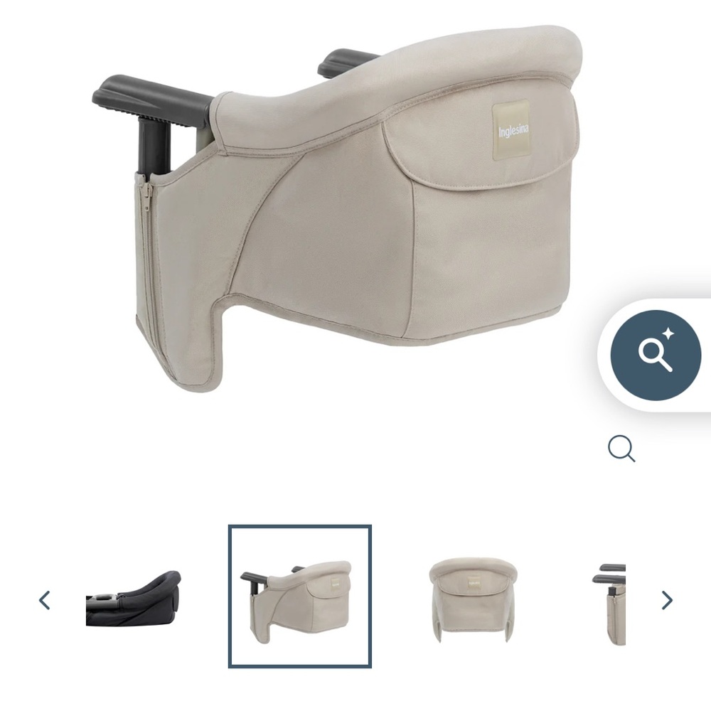 Inglesina Beige Fast Chair | Like New used 2x, Easy to set up